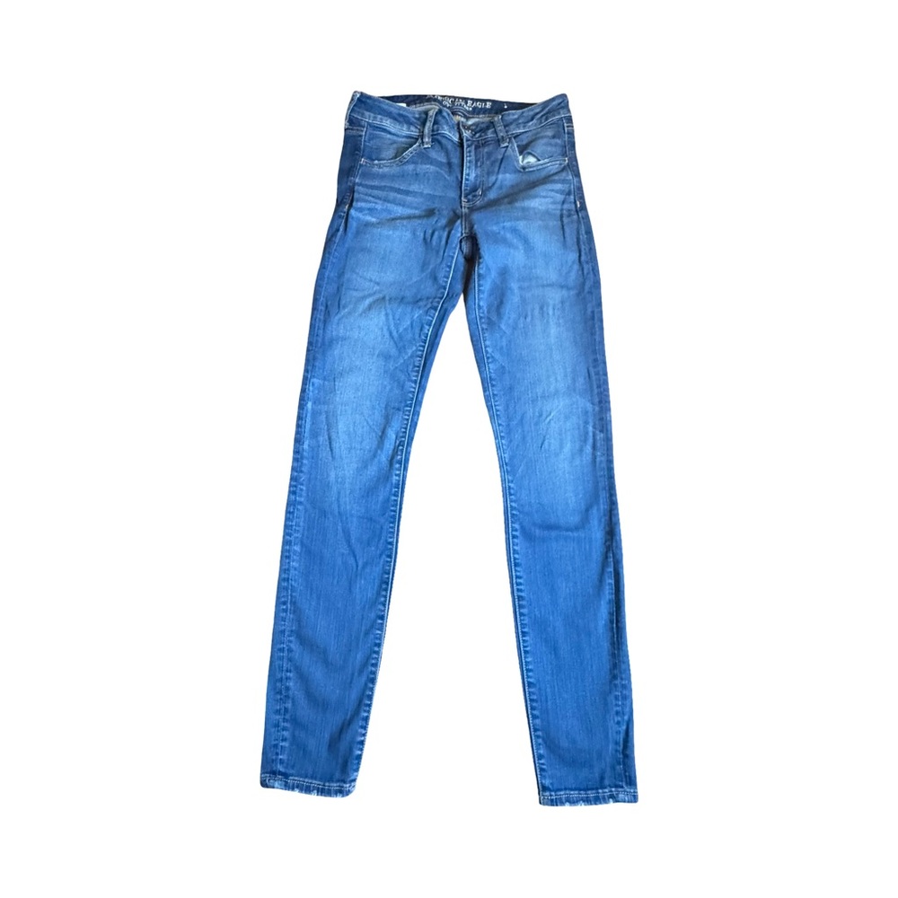 American Eagle Outfitters Women's Classic Blue Skinny Jeans